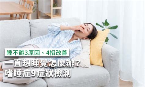 無時無刻想睡覺|一直想睡覺怎麼辦？嗜睡症9症狀檢測，睡不飽3原因